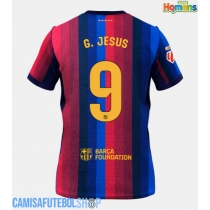 Camisa de time de futebol Barcelona Gabriel Jesus #9 Replicas 1º Equipamento 2026-27 Manga Curta